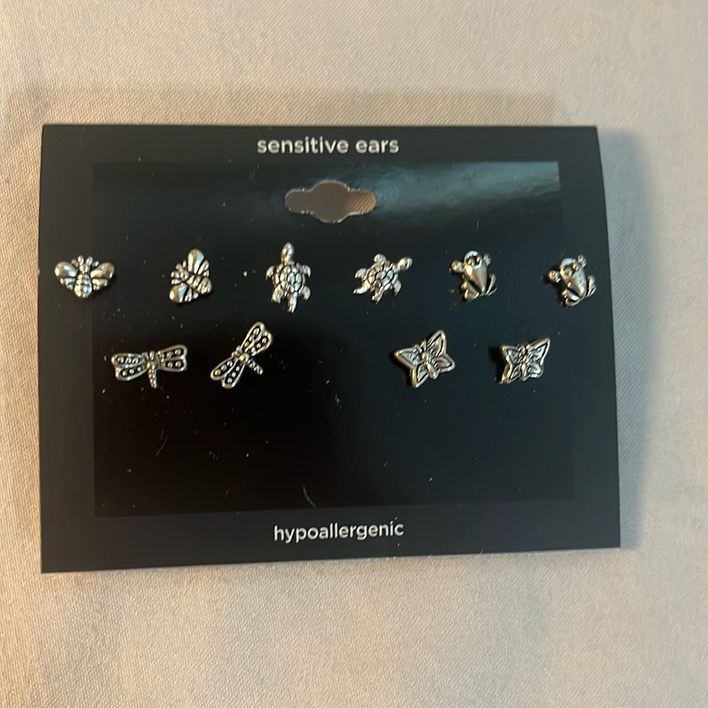 Hypoallergenic earrings.